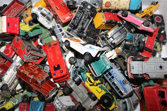 A collection of toy cars